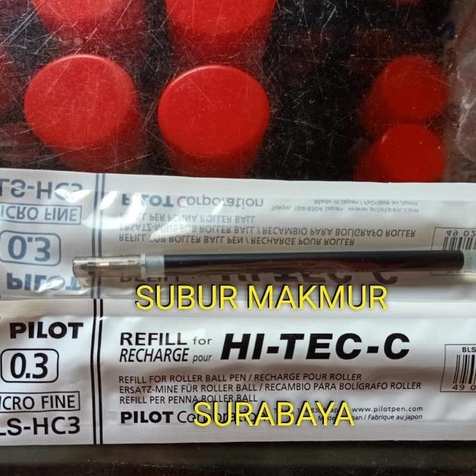 

Tersedia Refill Bolpoint Pulpen Hitech Pilot 0,3 Asli Biru/Hitam Termurah