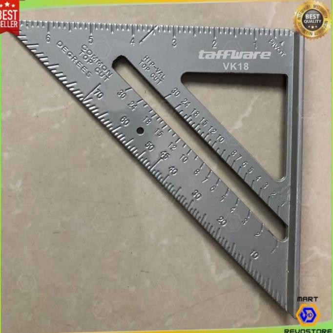 

siap kirim penggaris pengukur siku mistar triangle ruler multifungsi aluminium