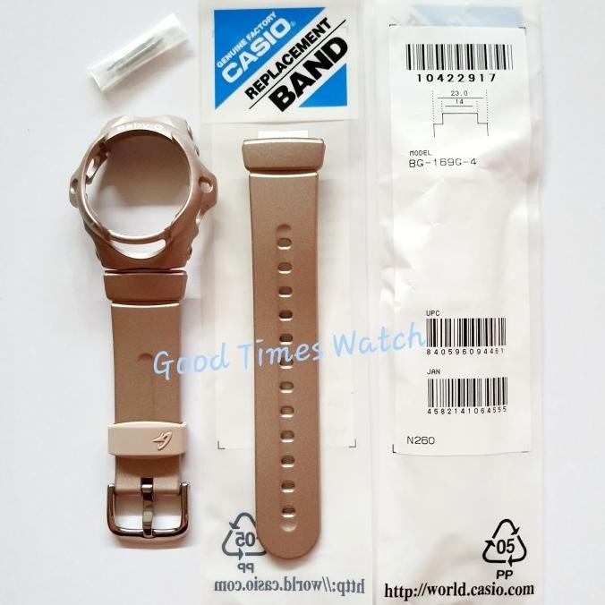 PAKET STRAP BEZEL BABY-G BG-169G-4 BG 169G BG 169 CASIO