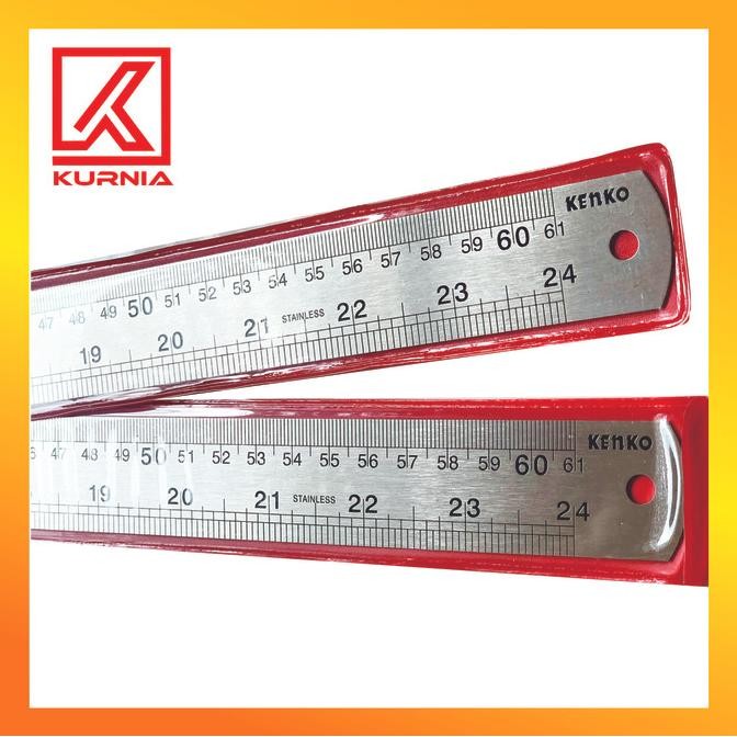 

siap kirim penggaris besi kenko 60 cm