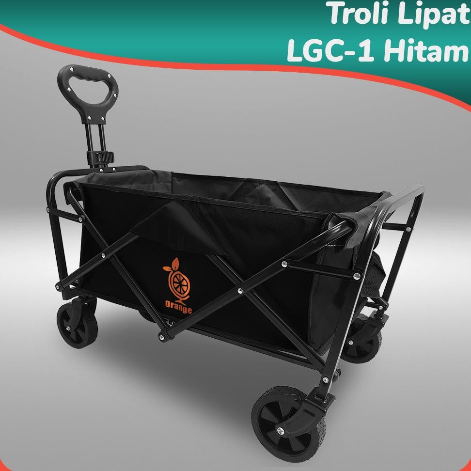 Troly Camping Keranjang Lipat Belanja Keranjang Pantai dengan Roda Besar