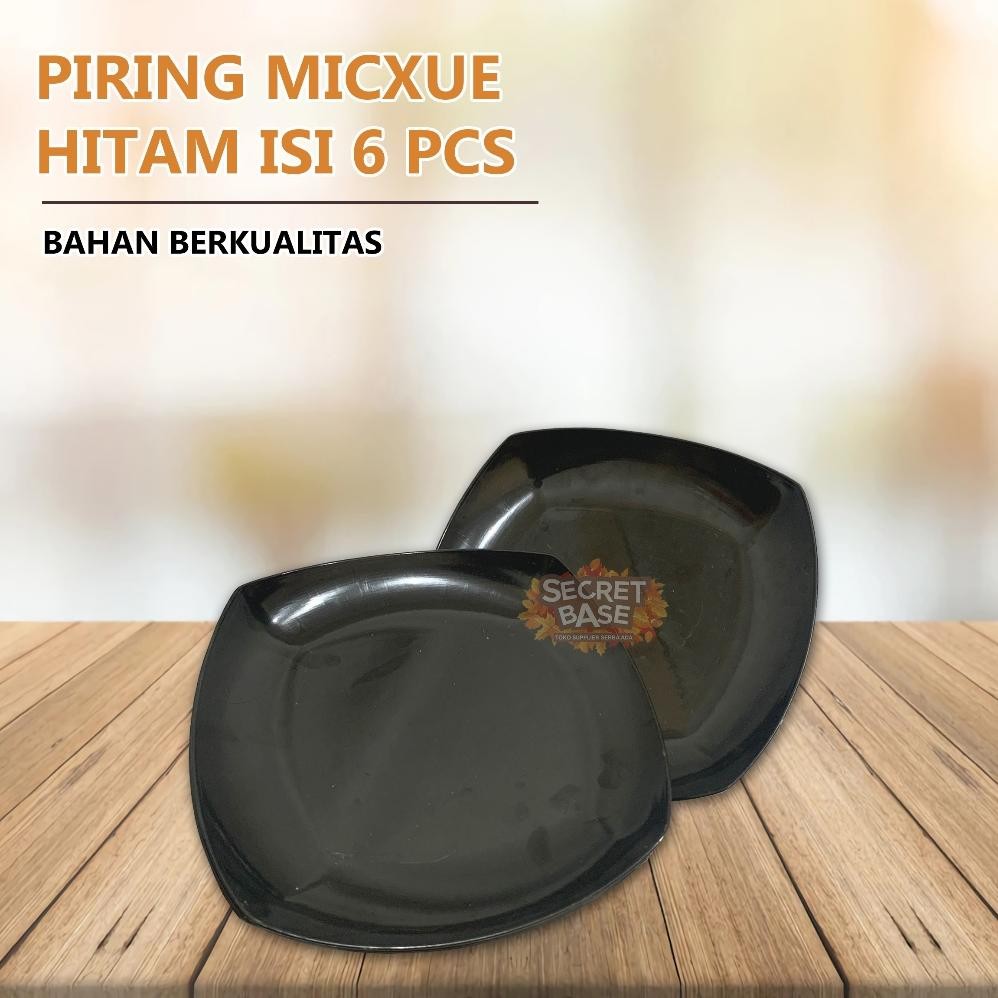 (Isi 6Pcs) Piring Ceper - Piring Makan Saji / Piring Plastik Tebal Cod