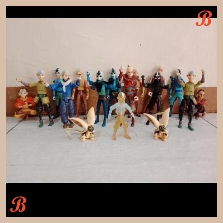 [MFA] FIGURE AVATAR AANG & ZOKU VIACOM SET 17 PCS