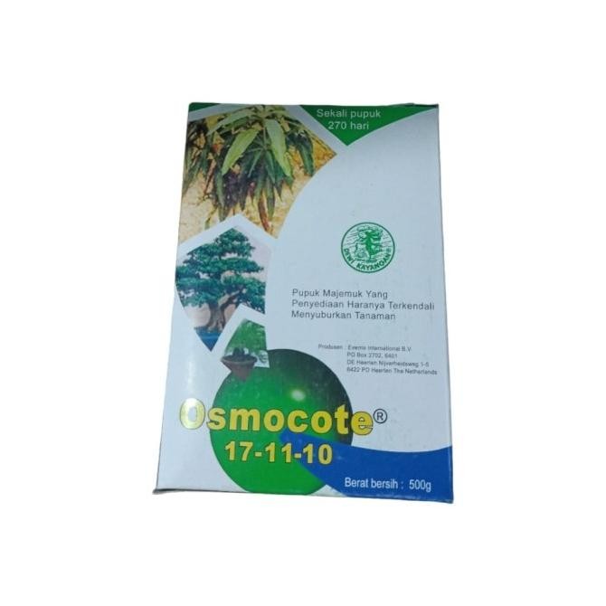 Pupuk Osmocote Dekastar 17 11 10 500 Gram Daun