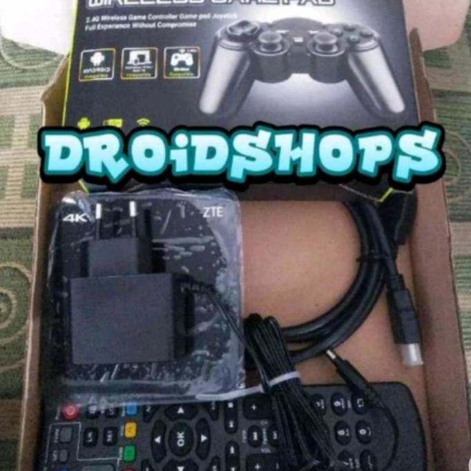 TV Box Android STB Paket Wireless + Gamepad Wireless Full Games main