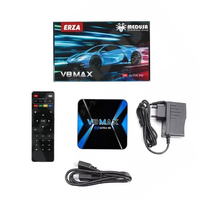 Erza V8 TV Box Android 11 4/32GB Max 2.4G 5.8G WIFI Bluetooth