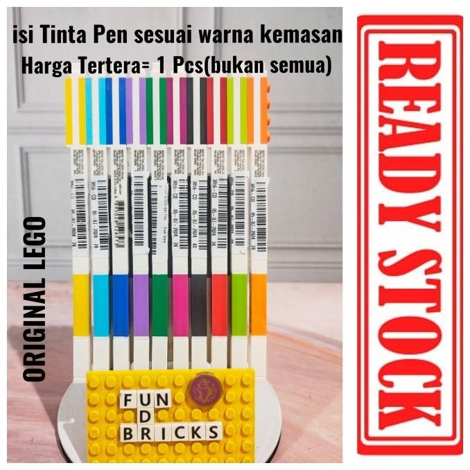 

LEGO Gel Pen Bricks Pulpen Lego Original