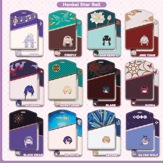

READY Honkai Star Rail PU Card / Pass Holder (FREE plain Lanyard) NEW