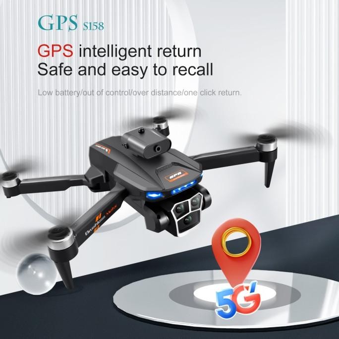 Drone Brushless S158 GPS 4K 1 Axis Gimbal Camera