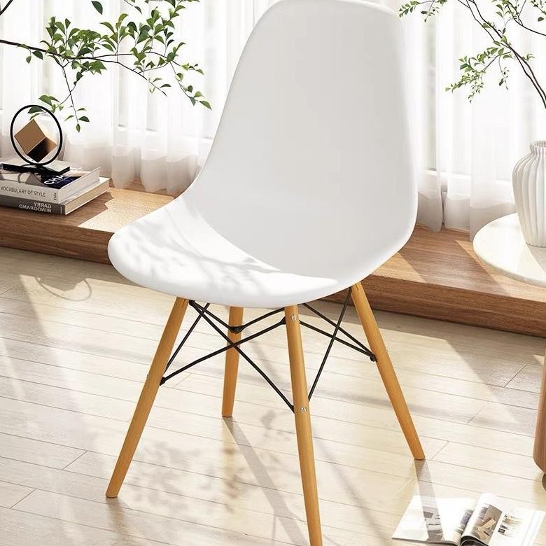 Kursi Santai Plastik Bangku Ruang Tamu Ruang Makan Cafe Restoran Sandaran ABS Furniture Dining Chair