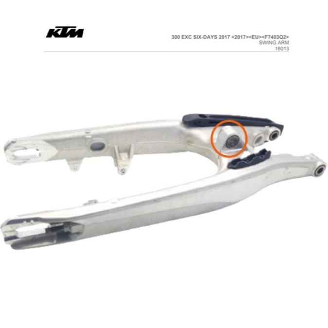 BEARING KIT ARM SHOCK KTM PIVOT BEARING KTM 2017 UP ORIGINAL 79604090044