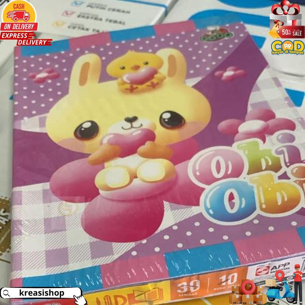 

Dodo Buku Tulis Isi 30 Lembar (1 Pack Isi 10 Pcs) D Promo 4.4