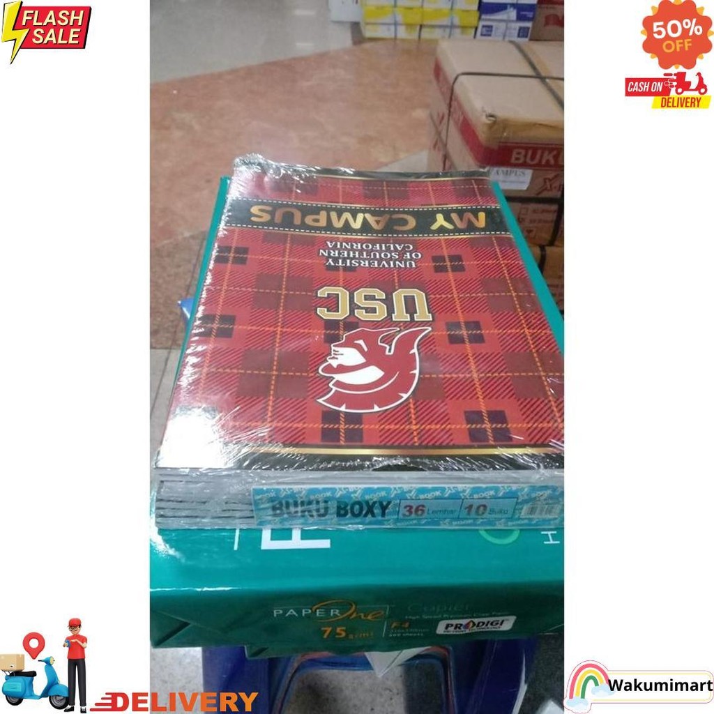 

Promo Buku Tulis Campus 36 Lembar Panjang X-Box (1 Pak) ++ D Cod
