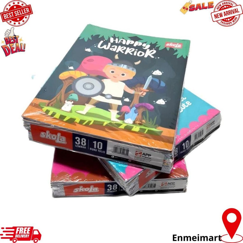 

(1 Pack / 10 Buku) Buku Tulis Isi 38 Lembar Skola By Sidu D Gratis Ongkir