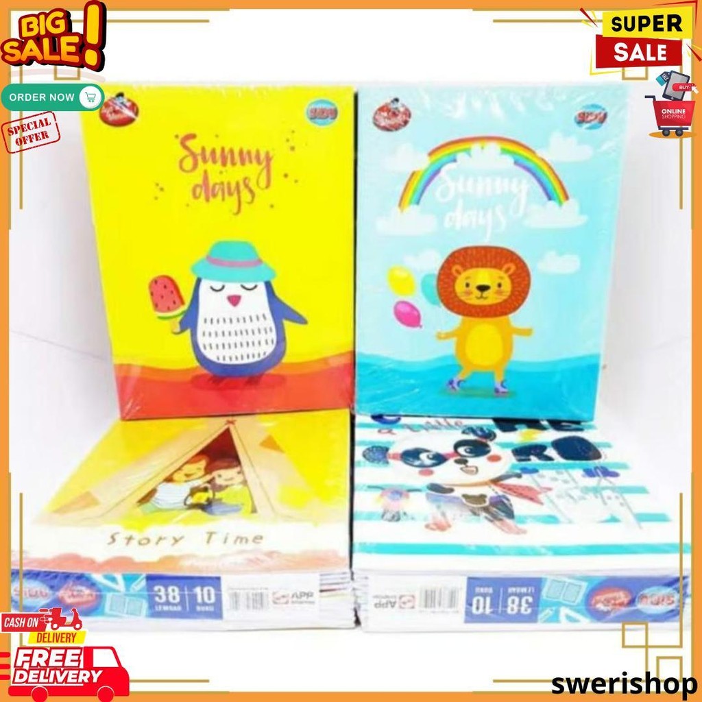 

Sinar Dunia Buku Tulis Isi 38 Lembar (1 Pack Isi 10 Pcs) D Termurah