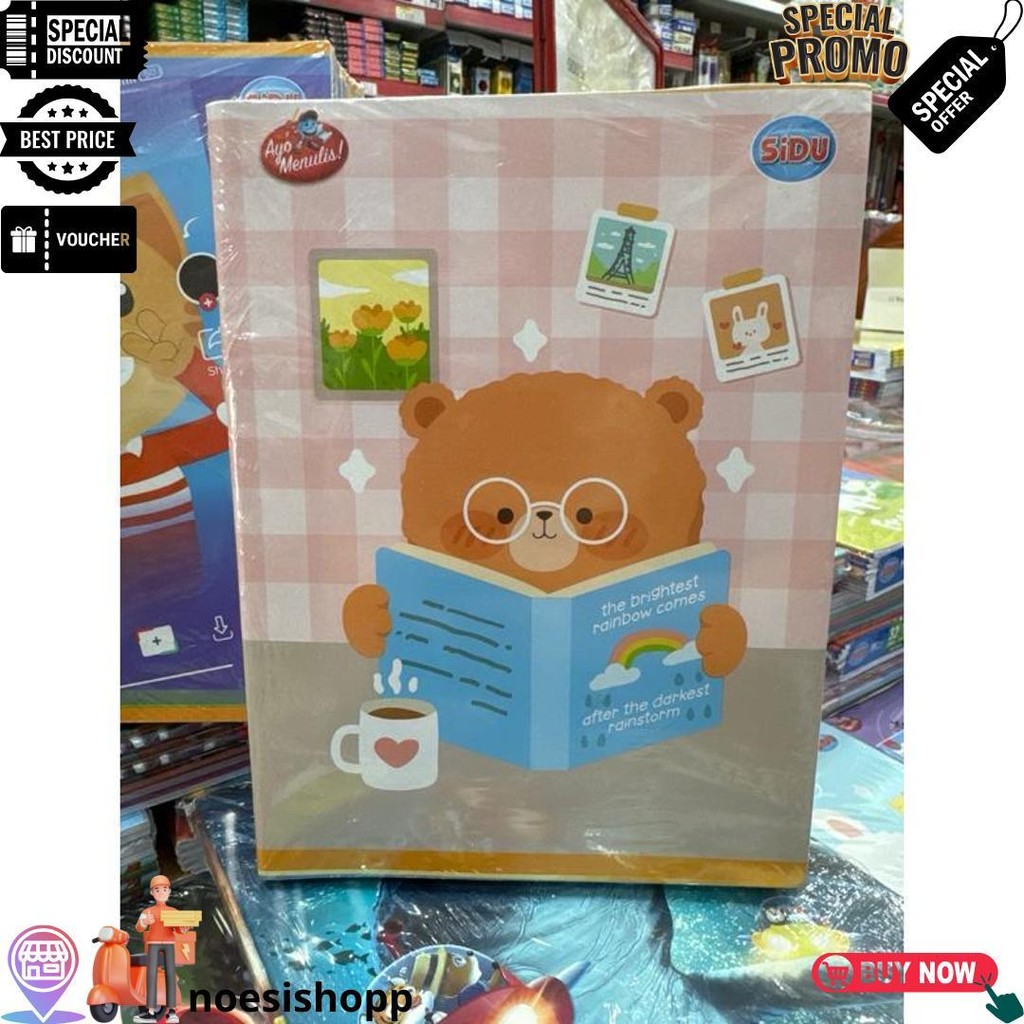 

Buku Tulis Sidu 38 / Buku Sidu38 Lembar (1Pak= 10Buku) D Cod