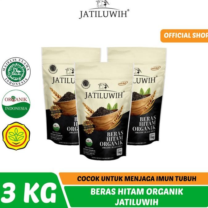

Baru Beras Hitam Organik Jatiluwih Bundling 3kg / Untuk Menjaga Imun Tubuh