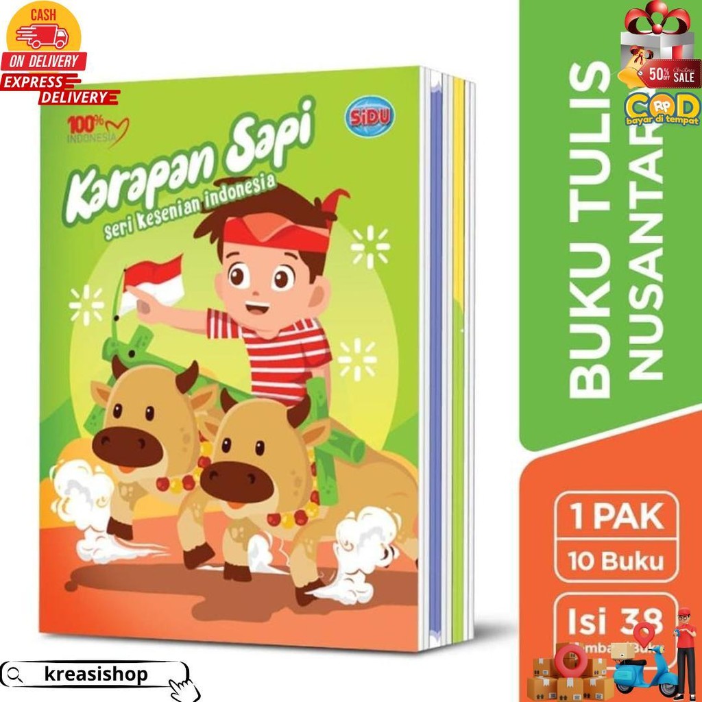 

Sidu Buku Tulis 38 Lembar (1 Pack/ 10 Buku) D Promo Puncak