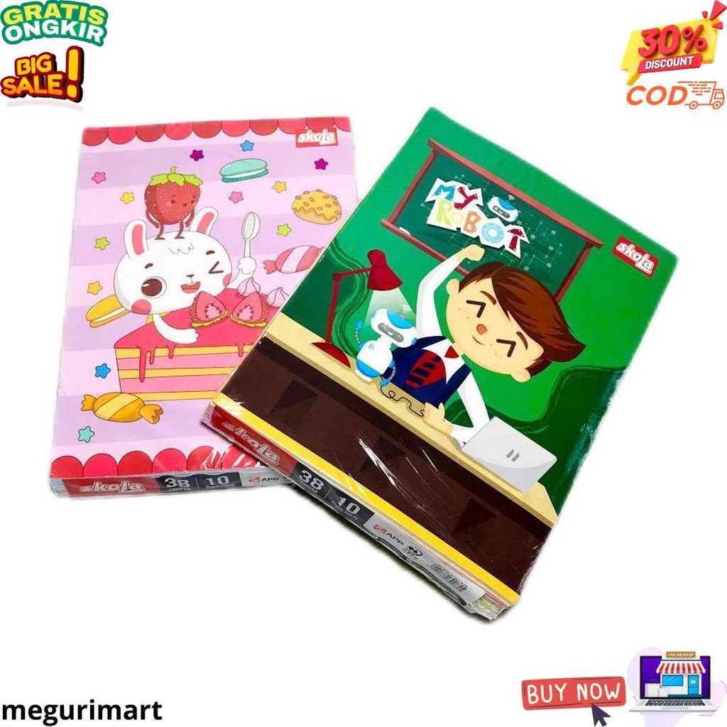 

Sidu - Buku Tulis Varian 10-38 Lembar - Pack D Best Seller