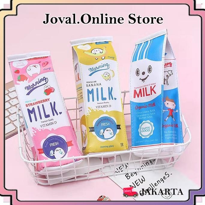 

''Terlaris" Pensil Lucu Bentuk Milk Kotak Susu / Pencil Case / Pensil Lucu Bentuk Kotak Susu Murah