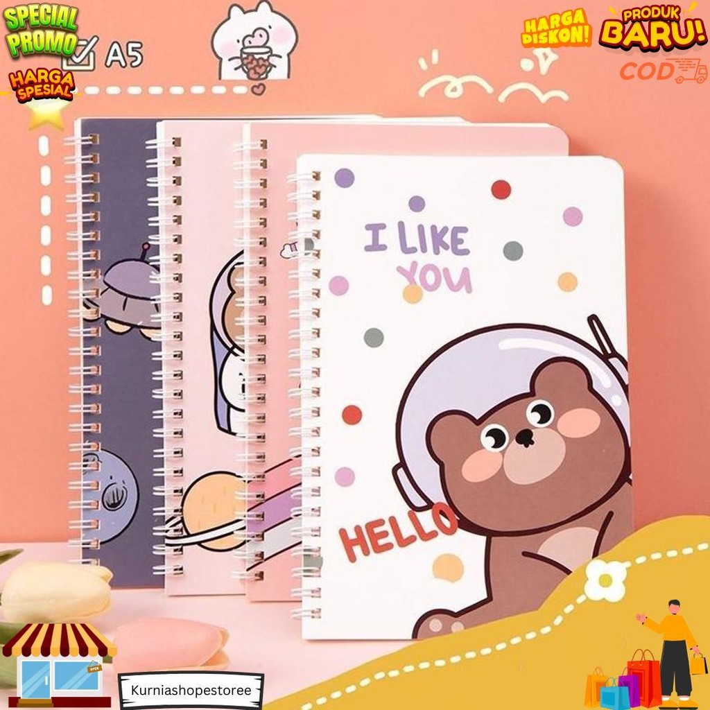 

Cod(Part 1) Buku Tulis A5 /Notebook A5/Buku Tulis Sekolah Isi 60 Lembar D Gratis Ongkir