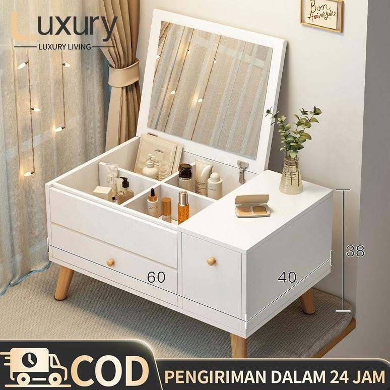 LL Meja Rias Minimalis / LED Lighting Dresser/Meja Rias Minimalis/Meja Rias Kecil