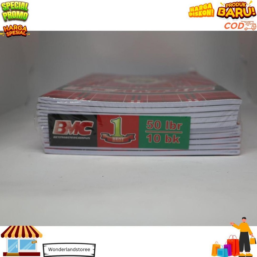 

(10 Pcs) Buku Tulis Campus Bmc 50 Lembar D Termurah