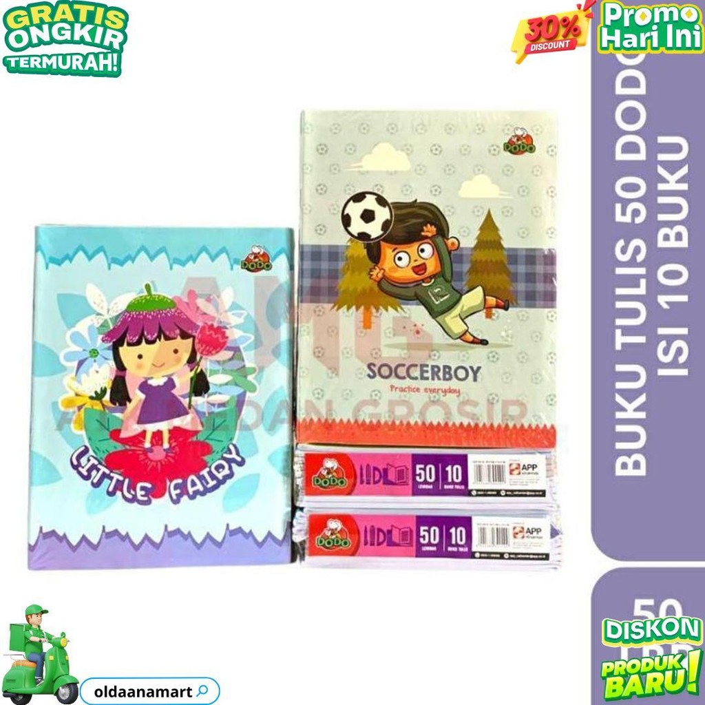 

Buku Tulis Dodo Isi 50 Lembar 1Pack D Best Seller