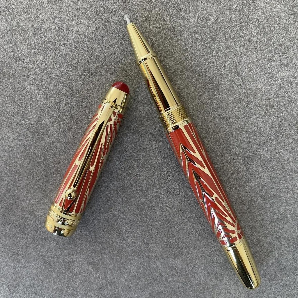

Wakaka Heritage 100Th 1924-2024 Special Edition 145 Bigger Roller Ball Pen Metal Office Writing Ballpoint Fountain Pens