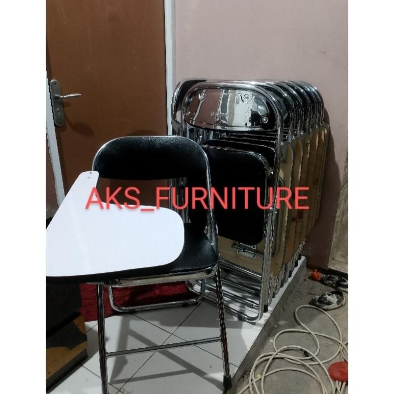 Kursi Lipat Kuliah, kursi belajar, kursi kampus, kursi kantor Stanlist [ Rekondisi] Tanpa rak bawah