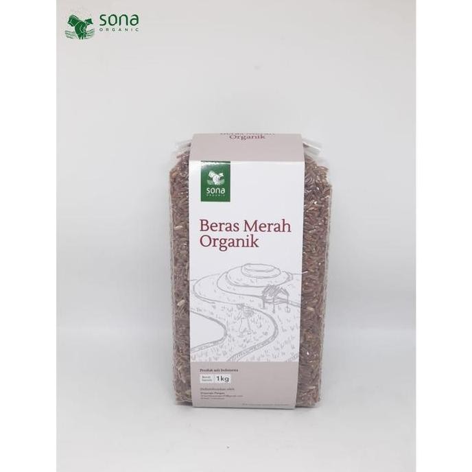 

tersedia beras merah organik 1kg - sona beras merah