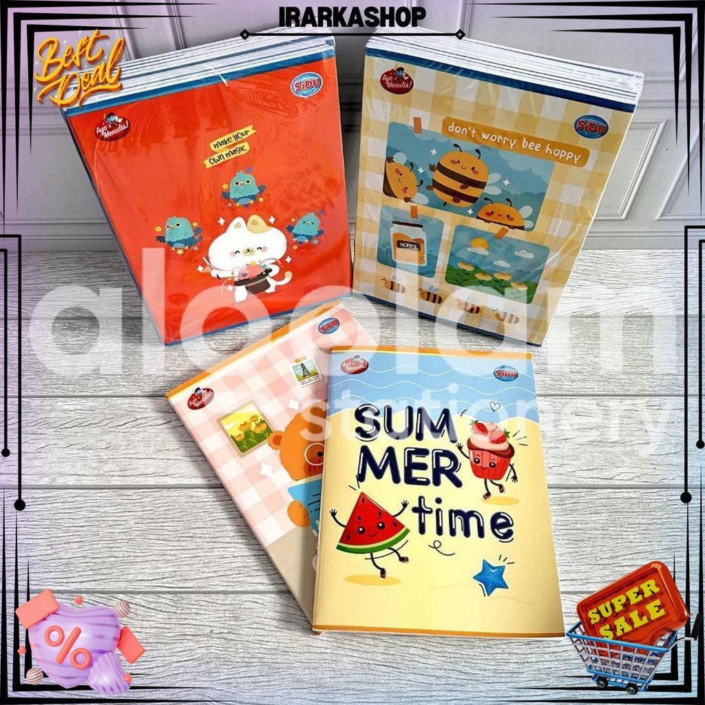 

Satu Pack ( 10 Pcs ) Buku Tulis Sinar Dunia 38 Sidu 38 D Sale