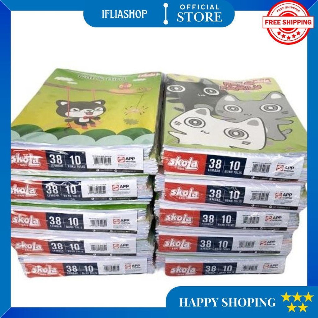 

Buku Tulis Skola By Sidu 38 Lembar 1 Pak Isi 10Pcs D Best Seller