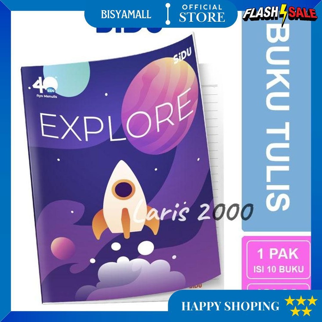 

Buku Tulis Sidu Sinar Dunia 38 (Per Pak) D Termurah