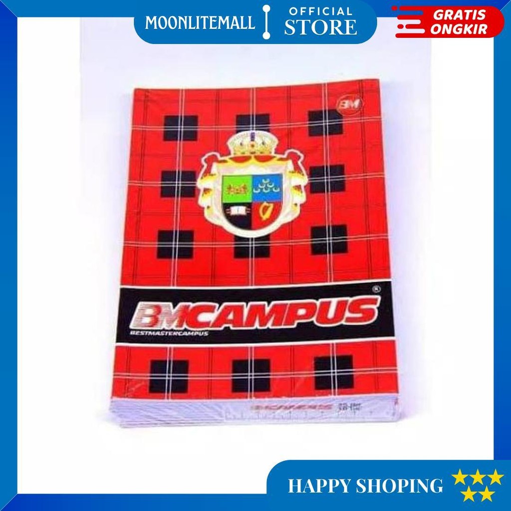 

Buku Tulis Bmc Campus Isi 36Lembar (1 Pak Isi 10 Buku) D Promo Puncak