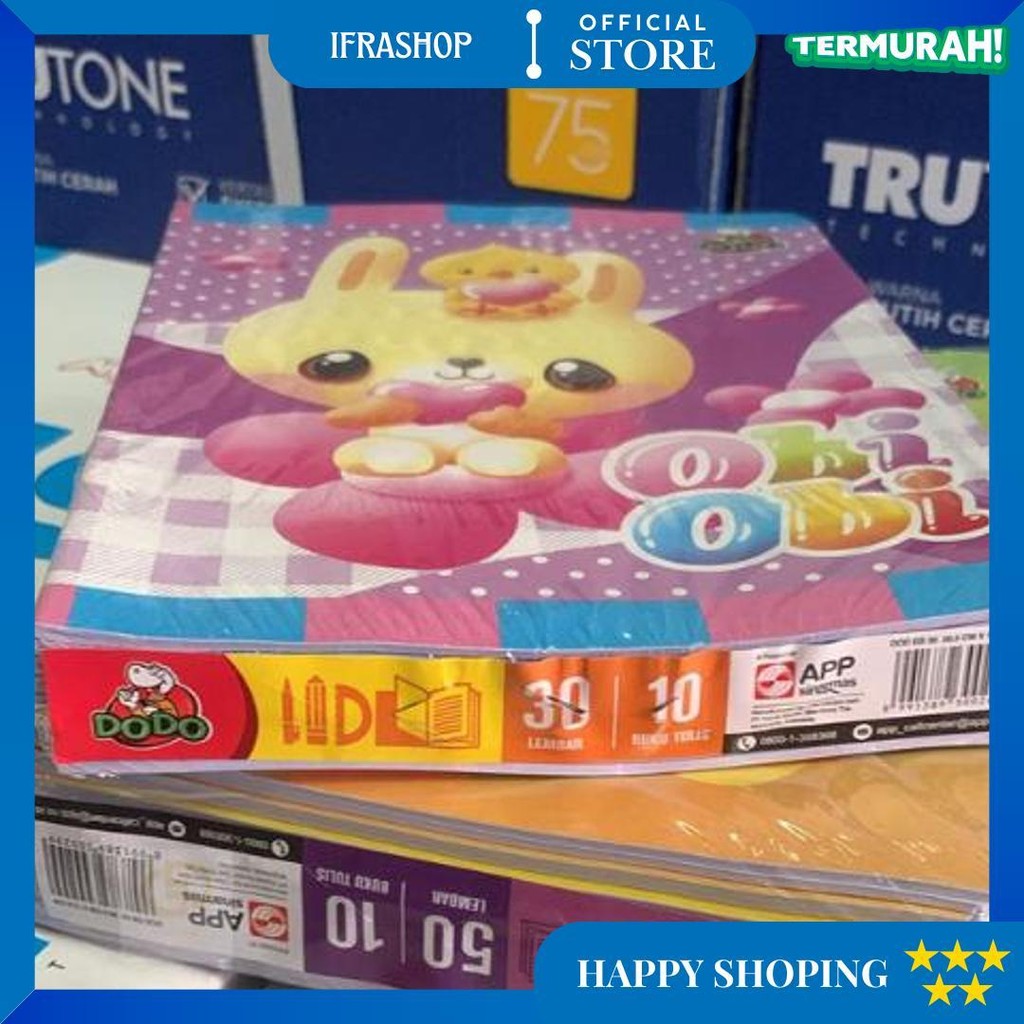 

Dodo Buku Tulis Isi 30 Lembar (1 Pack Isi 10 Pcs) D Termurah