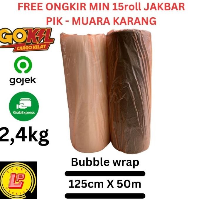

tersedia bubble wrap roll hitam bening 125cm x 50m