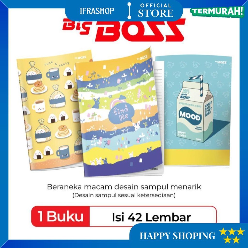 

Bigboss Buku Tulis 42 Lembar - Bbo Eb 42 D Promo 4.4