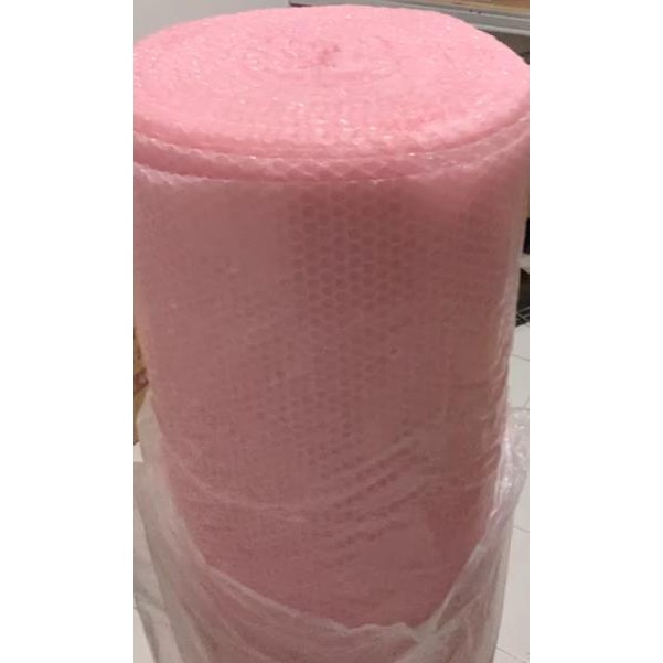 

tersedia bubble wrap roll pink 125cm x 50 meter