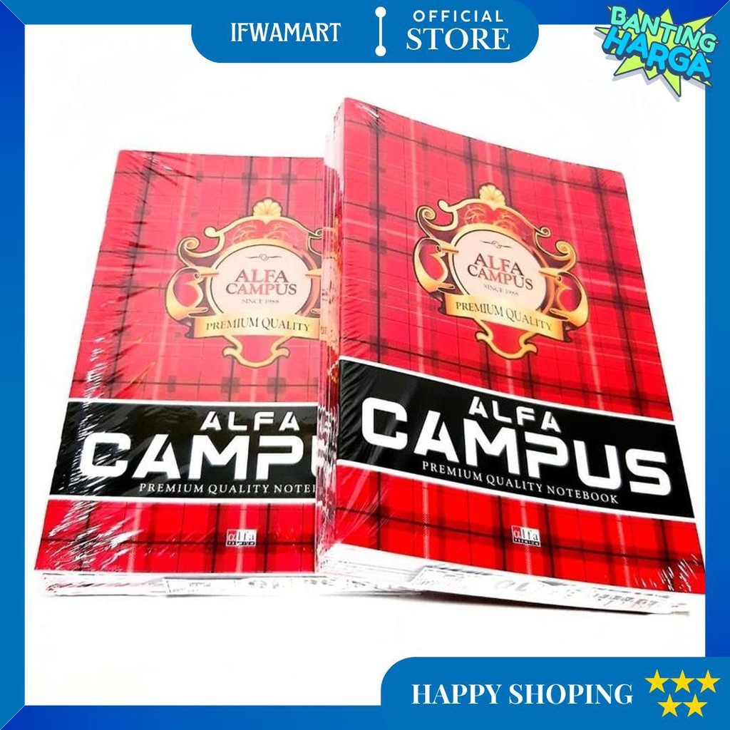 

Harga Grosir (10Buku) Buku Tulis Favourite Campus 36 Lembar Panjang D Cod