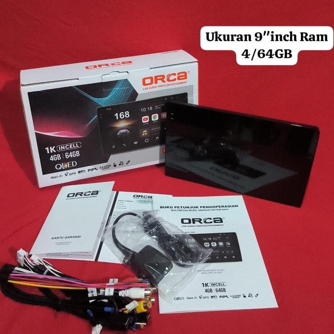 '' Hu Android Orca Eco 1K Incel Ram 4/64 Gb Ukuran 9 Inci - Qled Orca ''