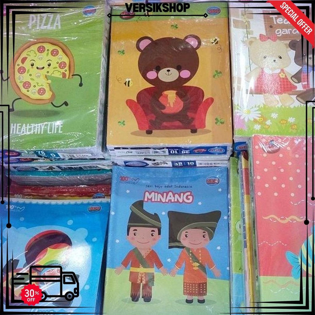 

(Pak) Buku Tulis Sidu 38/ Buku Tulis Sinar Dunia 38 Lembar 10 Pcs/ Buku Tulis Murah D Promo Puncak