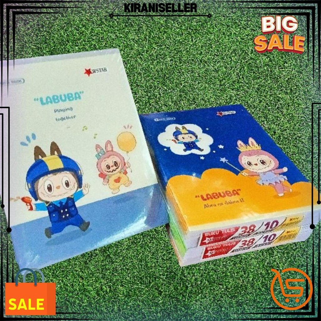 

Buku Tulis Kuromi Cinamorol & Labubu (38 Lembar 10 Buku) Murah Meriah D Sale