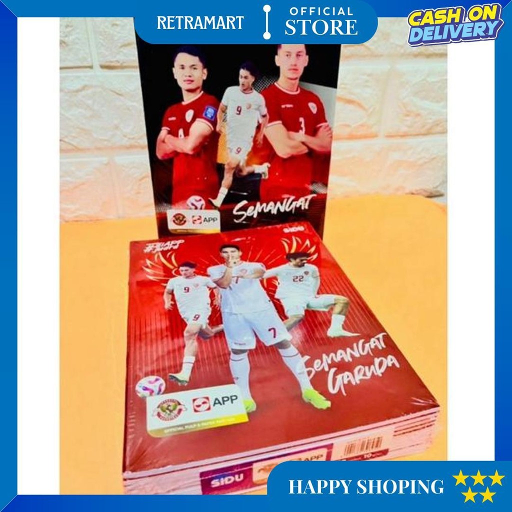 

Buku Tulis Sidu Kwarto/A5 38 Lembar Isi 10 Buku Serie Timnas D Terlaris