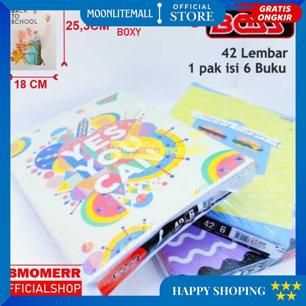 

Buku Tulis Big Boss 42 Lembar Per Pack Isi 6 Pcs D Promo Puncak