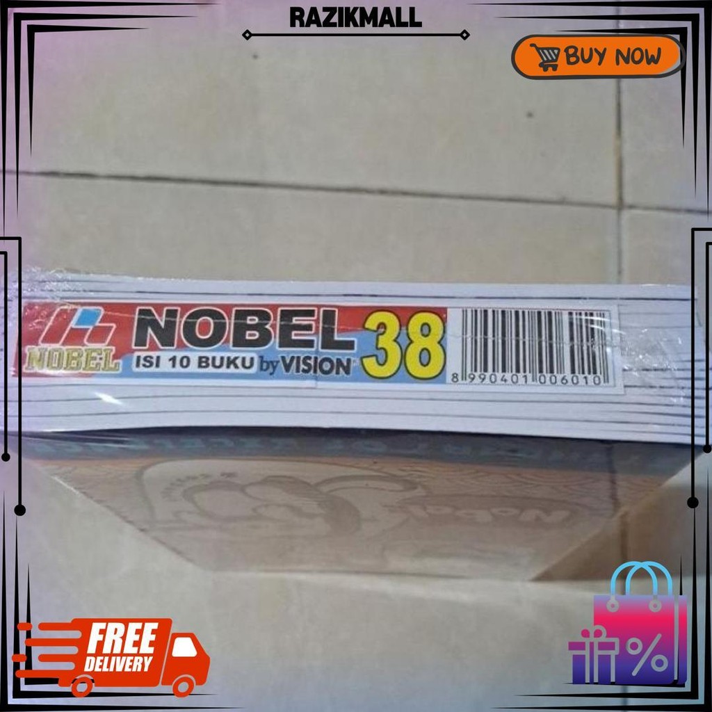 

(Per Pak) Buku Tulis Isi 38 10 Buku Nobel By Vision D Terlaris