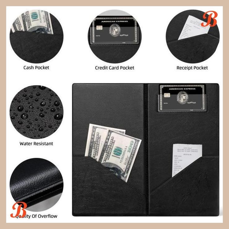 

[CBM] 255X140MM BILL HOLDER RESTAURANT COVER BILL HOLDER RESTO CAFE HOTEL