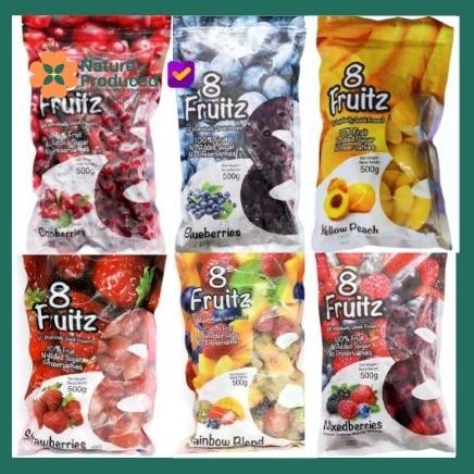 

Diskon! 8 FRUITS ALL FROZEN FRUIT IQF 500g - Semua Buah Beku