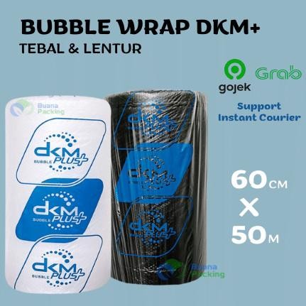 

tersedia bubble wrap, dkm+ black, murah (60cm x 50m)