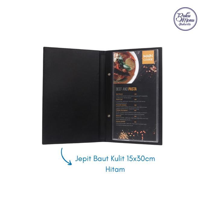 

Buku Menu Jakarta - Buku Menu Kulit Jepit Baut Isi Plastik 15x30cm Hitam, Coklat Muda, Coklat Tua - Cafe, Coffee Shop, Restoran, Hotel LS